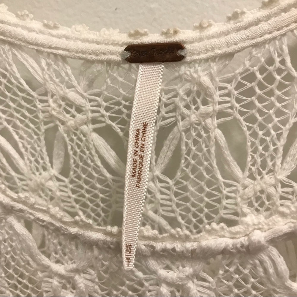 Free People Fiesta Dress XS white crochet lace - Picture 5 of 13